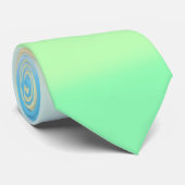 Cravate Moderne Pastel Multicolore Gradient (Roulé)