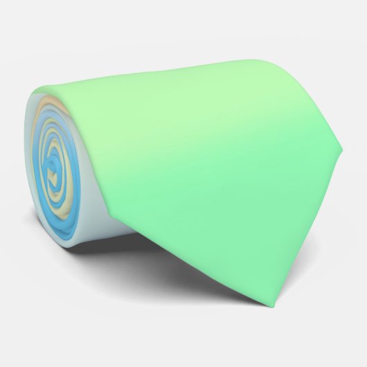 Cravate Moderne Pastel Multicolore Gradient (Roulé)