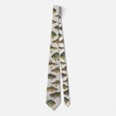 Cravate Moderne Simple Pêcheur De La Faune Poisson Minimal (Devant)