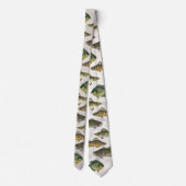 Cravate Moderne Simple Pêcheur De La Faune Poisson Minimal (Dos)