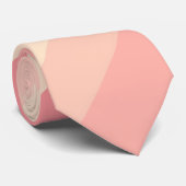 Cravate Moderne tendance tonalités de couleur de pêche ray (Roulé)