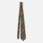Cravate Moderne Tons Terre Prépa (Dos)
