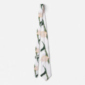 Cravate Modren blush pink floral (Dos)