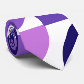 Cravate Moitié et quart de cercles modernes du milieu du s (Roulé)