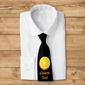 Cravate Moitié orange