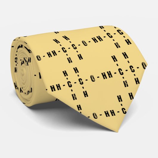 Cravate Molécule d'alcool (Roulé)