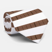 Cravate Molécule de chocolat (Roulé)
