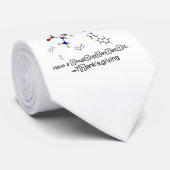 Cravate Molécule de tryptophane (Roulé)
