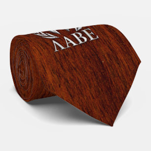 Cravate Molon Labe Spartan Warrior Laurels Chro Wood Print