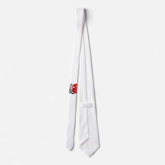 Cravate Mon amour de kanji (Dos)