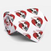 Cravate Mon AmStaff Valentine (Roulé)