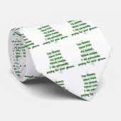 Cravate Mon argent d'impôt (Roulé)