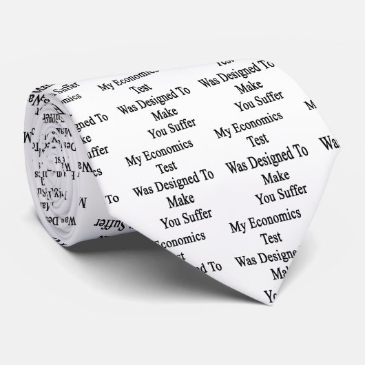 Cravate Mon essai d'économie a été conçu pour vous inciter (Roulé)