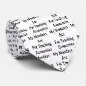 Cravate Mon lundi est pour l'économie de enseignement (Roulé)