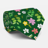 Cravate Mon modèle de fleurs 4 (Roulé)