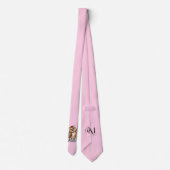 Cravate : Mon père Mon vieux moi (rose) (Dos)