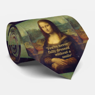 Cravate Mona Lisa
