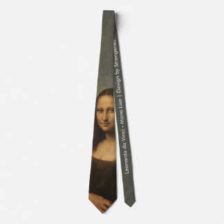 Cravate Mona Lisa