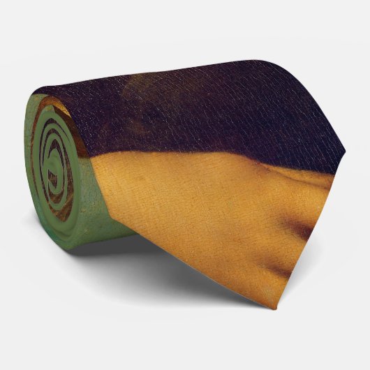 Cravate Mona Lisa de Leonardo da Vinci (Roulé)