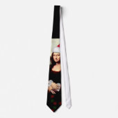 Cravate Mona Lisa Noël (Devant)