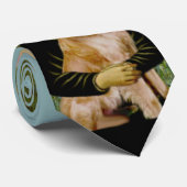 Cravate Mona Lisa - Retriever doré (Roulé)