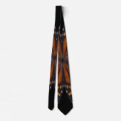 Cravate Monarch Butterfly Wings Motif Gros plan (Dos)