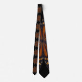 Cravate Monarch Butterfly Wings Motif Gros plan (Dos)