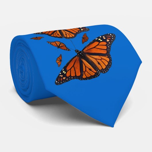 Cravate Monarch Medley (bleu) (Roulé)
