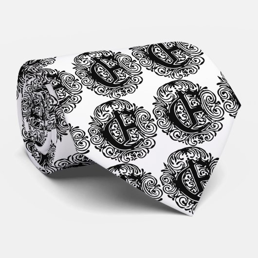 Cravate Monarchie "E" (Roulé)