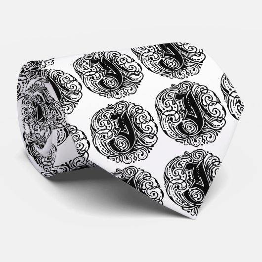 Cravate Monarchie "J" (Roulé)