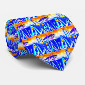 Cravate monde Alien (Roulé)
