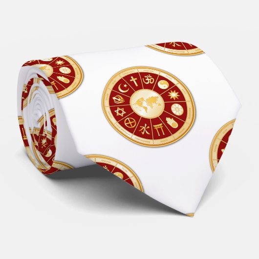 Cravate Monde de la foi (Roulé)