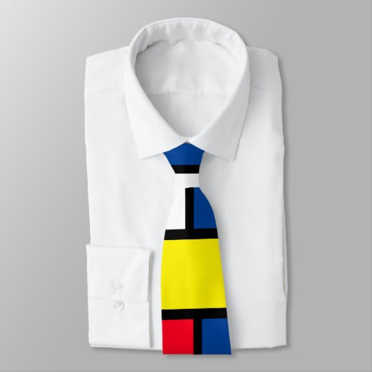 Cravate Mondrian (Attaché)