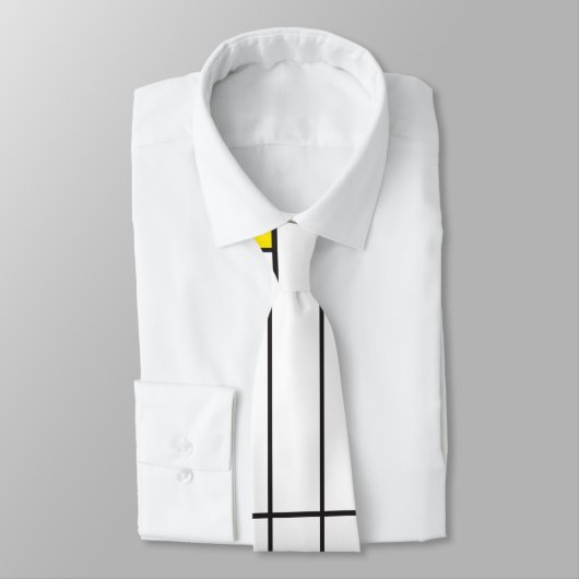Cravate Mondrian II Minimum De Stijl Modern Art Design (Attaché)