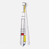 Cravate Mondrian II Minimum De Stijl Modern Art Design (Devant)