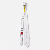 Cravate Mondrian II Minimum De Stijl Modern Art Design (Dos)