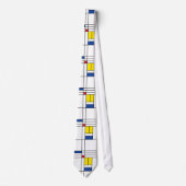 Cravate Mondrian II Minimum De Stijl Modern Art Design (Devant)