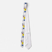 Cravate Mondrian II Minimum De Stijl Modern Art Design (Dos)