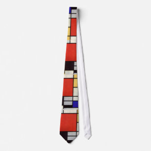 Cravate Mondrian's sensations tie