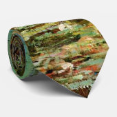 Cravate Monet French Japanese Bridge Art (Roulé)