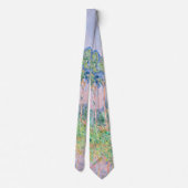 Cravate Monet - Poplars, effet rose (Dos)