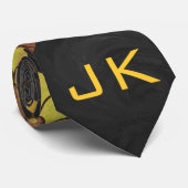 Cravate Monogram Snake Brown et Gold Print (Roulé)