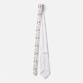 Cravate Monogram, Snowman Sweets Motif Holiday (Dos)