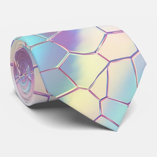 Cravate Monogramme Arrière - plan Holographique Foil Motif (Roulé)