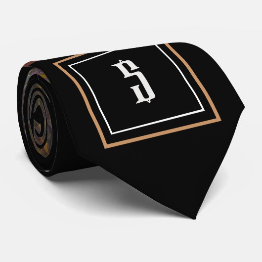 Cravate Monogramme Art occidental (Roulé)