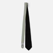 Cravate Monogramme BEST MAN Groomsmen Groomsman Black Crav (Dos)