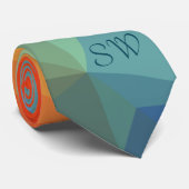 Cravate Monogramme Couleur Prism Trendy & Stylish Hommes (Roulé)