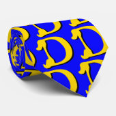 Cravate Monogramme D (Jaune) (Roulé)