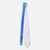Cravate Monogramme élégant de Bluebird Initial C (Dos)
