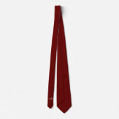 Cravate Monogramme Gold Nom Blanc Initial Bourgogne (Dos)
